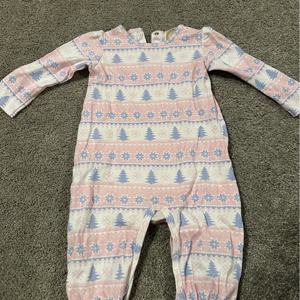 The Beaufort Bonnet Company Winter Isle Jumpsuit 12-18M